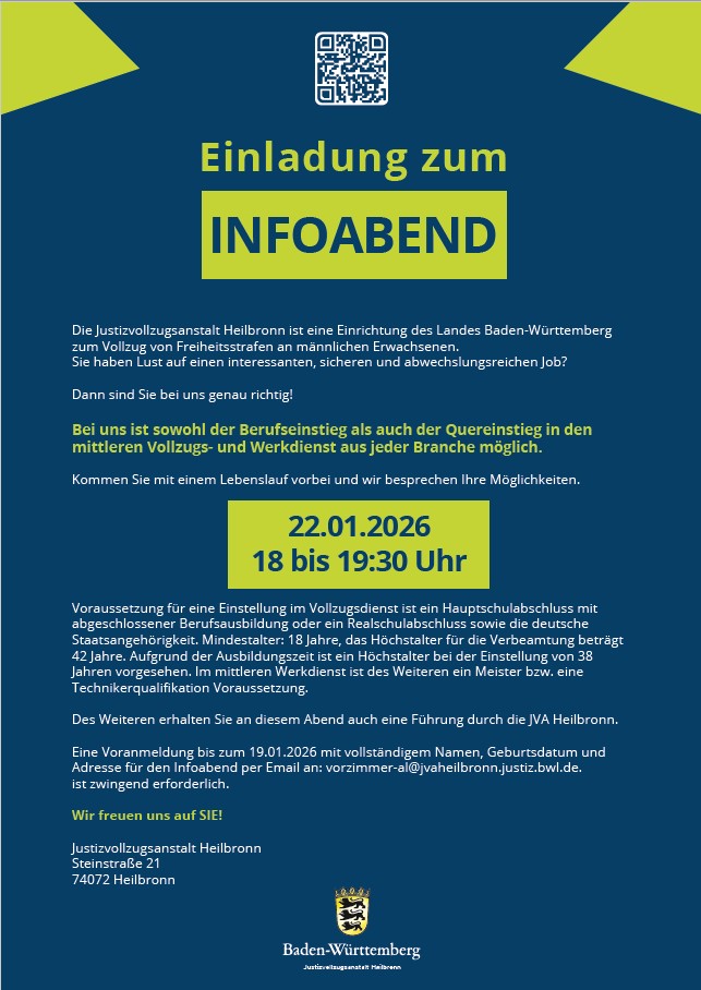 Infoabend 22.01.2026 Plakat